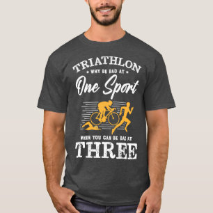T-shirt Triathlon triathlon vélo triathlètes course à vélo
