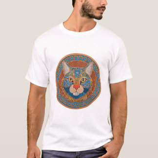 T-shirt Tribal Cat Spirit