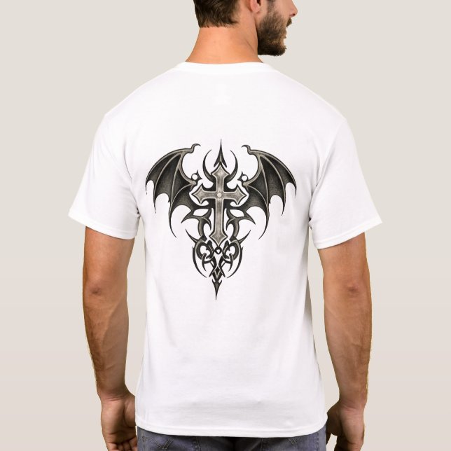 T-shirt Tribal Cross Emblem (Dos)