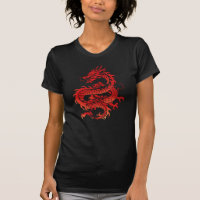 T-shirt tribal cyberpunk dragon chinois 90s y2k