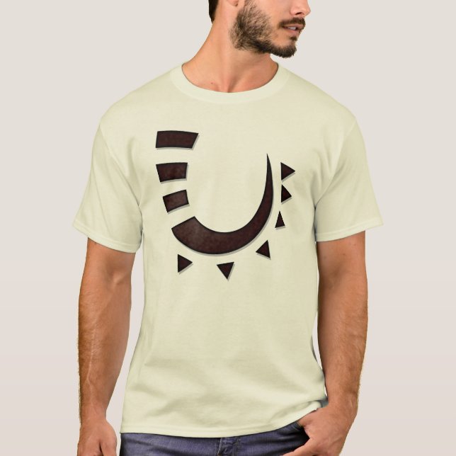T-shirt tribal de crochet (Devant)
