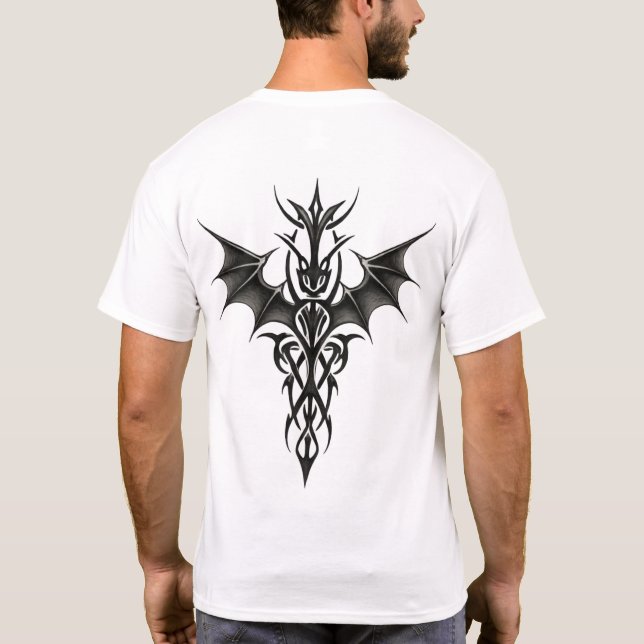 T-shirt Tribal Dragon Totem (Dos)