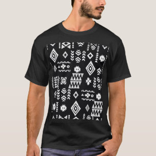 T-shirt Tribal géométrique : arrière - plan élégant sans c