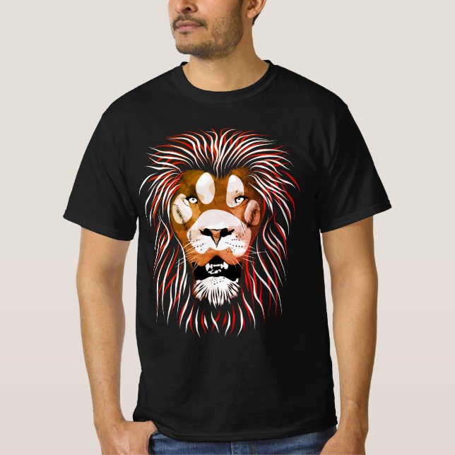 T-shirt Tribal Lion (Devant)