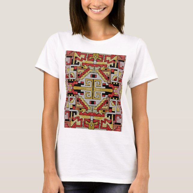 T-shirt Tribal/Motif ethnique de géomethnie (Devant)