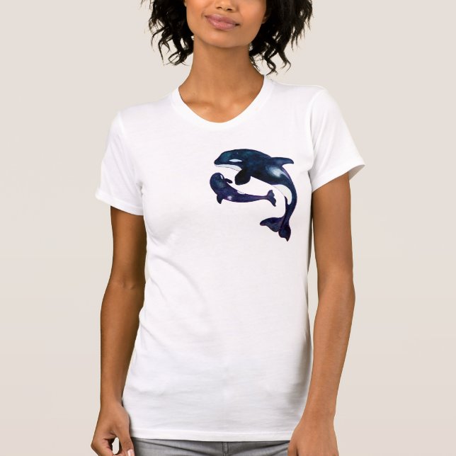 T-shirt Tribal Orca (Devant)