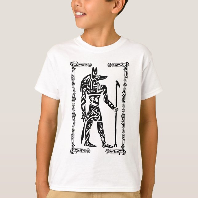 T-shirt Tribal Tattoo Anubis (Devant)