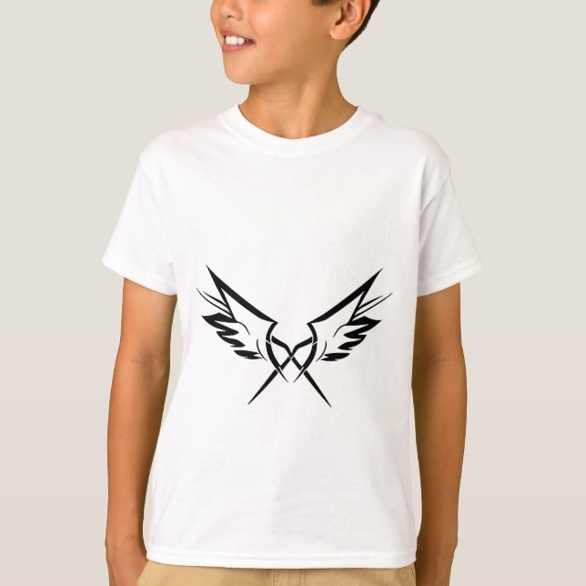 T-shirt tribal wings pour garçons (Devant)