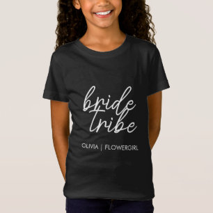 T-Shirt Tribe de mariée   Fleur moderne