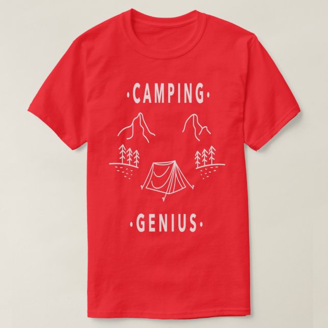 T-shirt Triblend de Camping (Design devant)