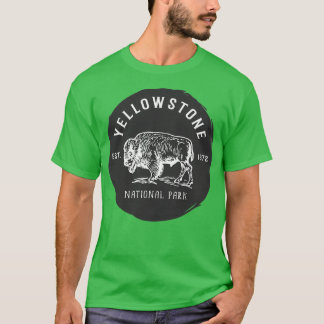 T-shirt Triblend du parc national de Yellowstone