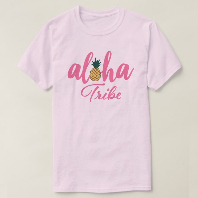 T-shirt Tribu Aloha Rose (Design devant)