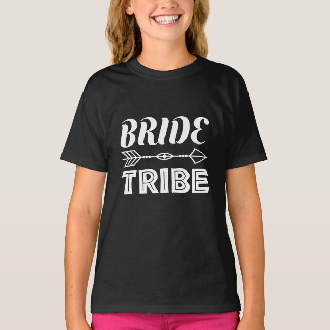 T-shirt Tribu de la mariée  (Devant)