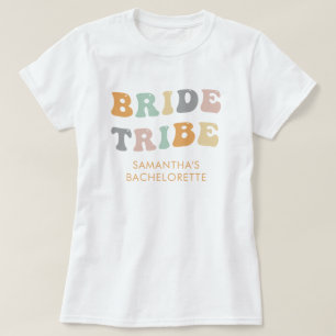 T-shirt Tribu de la mariée Week-end d'enterrement de vie d