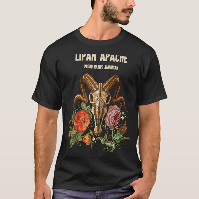 T-shirt Tribu Lipan Apache amérindienne BOHO indigène (Devant)
