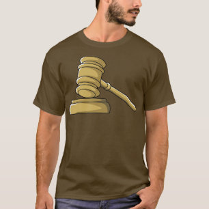 T-shirt Tribunal Gavel Juge Juge Juges Avocat