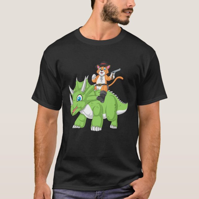 T-shirt triceratops (Devant)
