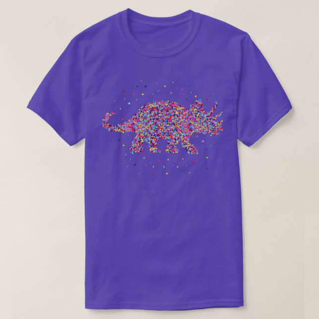T-shirt Tricératops Dinosaur Dino Herbivore (Design devant)