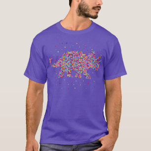 T-shirt Tricératops Dinosaur Dino Herbivore