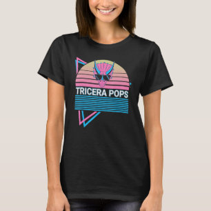 T-shirt Tricératops Dinosaur Retro