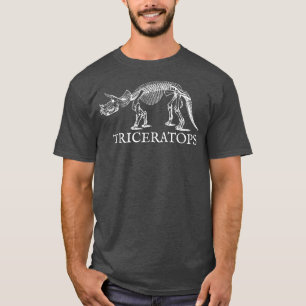 T-shirt Tricératops Dinosaur Skeleton Paléontologie Ventil