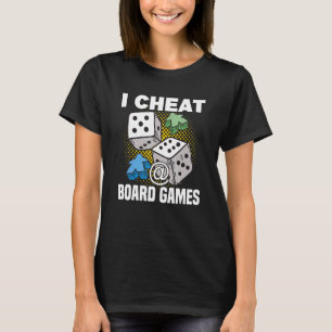 T-shirt tricher à des jeux de société jeu de société jeu d