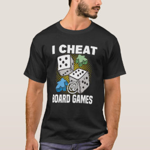 T-shirt tricher à des jeux de société jeu de société jeu d