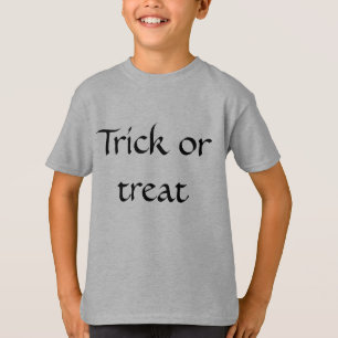 T-shirt tricher ou traiter la salutation Halloween