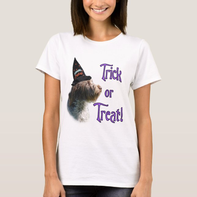 T-shirt Trick Griffon à poils durs Pointeur (Devant)