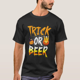 T-shirt Trick Or Beer  Halloween Trick Or Treat Halloween 