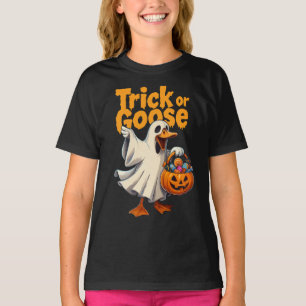 T-shirt Trick or Goose Halloween Oie
