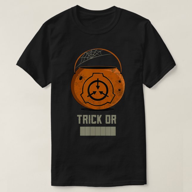 T-shirt Trick or Redacted, SCP Foundation Kids and Adults (Design devant)