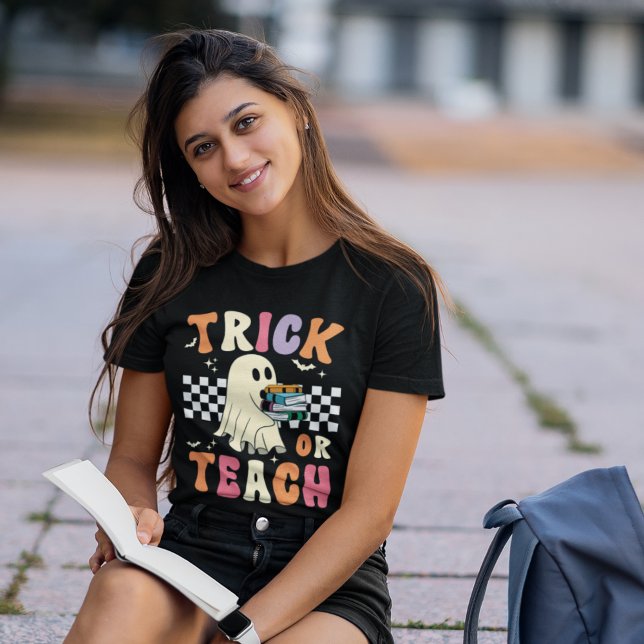 T-shirt Trick or Teach Funny Halloween Teacher (Créateur téléchargé)