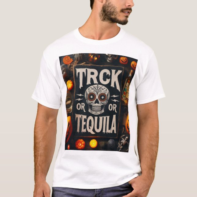 T-shirt Trick or Tequila (Devant)