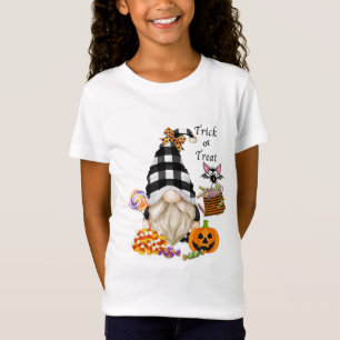 T-Shirt Trick or Treat Halloween Gnome