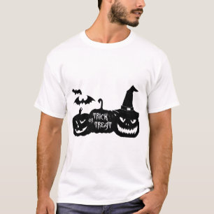 T-shirt Trick or Treat - Halloween - Sac de friandises d'H