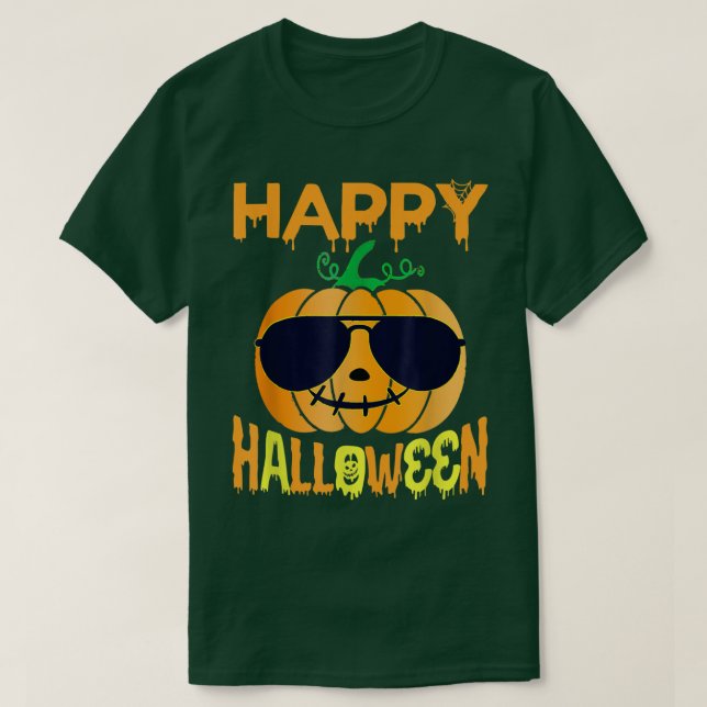 T-shirt Trick Or Treat Halloween Shirt de Pomkin Happy Hal (Design devant)