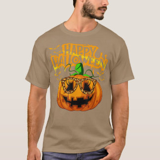 T-shirt Trick Or Treat Halloween Shirt Pumpkin Happy Hallo