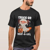 Trick or Treat Lotl Kawaii Axolotl Mummy Halloween
