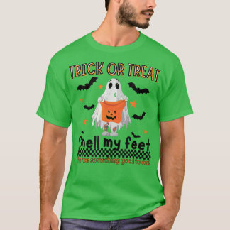 T-shirt Trick or Treat Smell My Fete mignon Ghost Citrouil