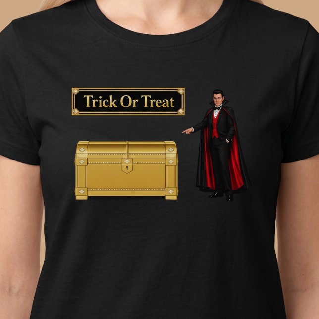T-shirt Trick Or Treat Vampire Halloween (Créateur téléchargé)