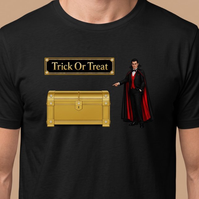 T-shirt Trick Or Treat Vampire Halloween (Créateur téléchargé)
