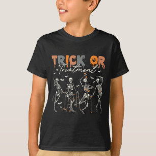 T-shirt Trick Or Treatment Pt Physiothérapeute H
