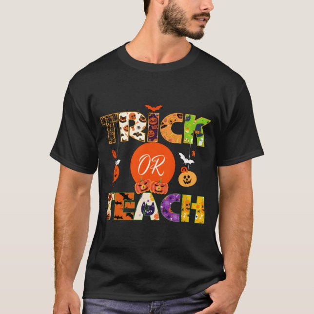 T-shirt Trick Oreach cadeau d'Halloween (Devant)