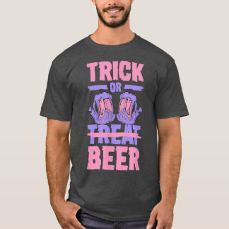 T-shirt Trick Ou Bière Trick ou Traiter Brasserie artisana