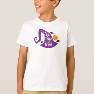 T-shirt Trick Ou Traite, Casquette De Sorcière, Chauves-Fe
