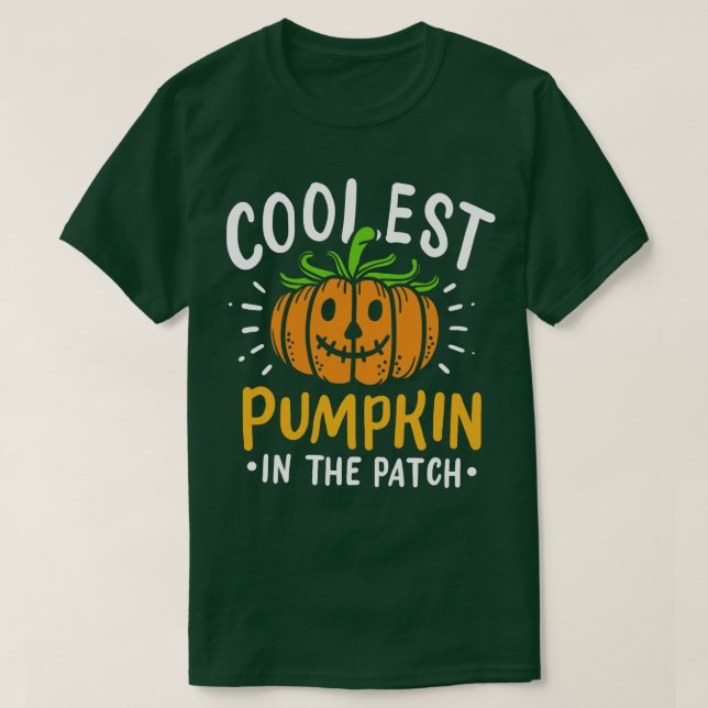 T-shirt Trick ou traitement d'Halloween citrouille (Design devant)