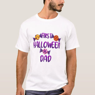 T-shirt Trick ou traitement pour les parents d'abord Hallo