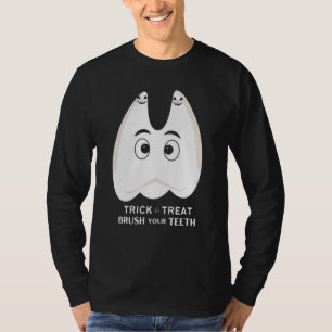 T-shirt Trick ou traiter brosse vos dents Dental Halloween