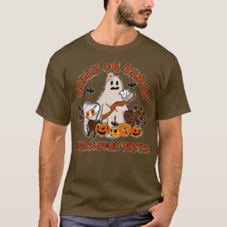 T-shirt Trick ou traiter brosse vos dents Dental Halloween